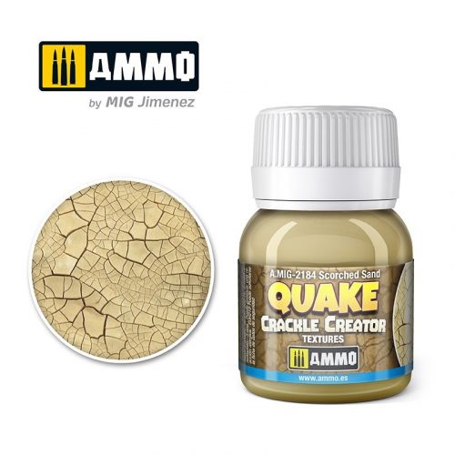 AMMO QUAKE CRACKLE CREATOR TEXTURES Scorched Sand 40 ml (A.MIG-2184)