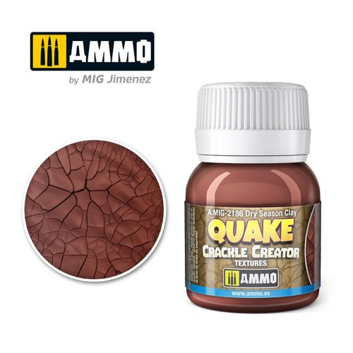 AMMO QUAKE CRACKLE CREATOR TEXTURES Dry Season Clay 40 ml (A.MIG-2186)