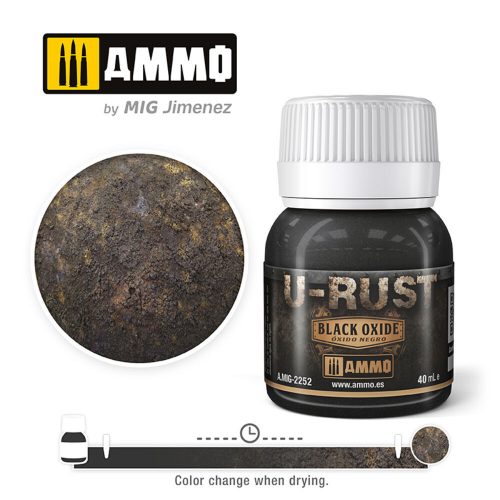 AMMO U-RUST Black Oxide (40mL) (A.MIG-2252)