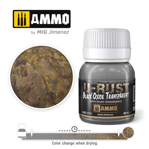 AMMO U-RUST Black Oxide Transparent (40mL) (A.MIG-2253)