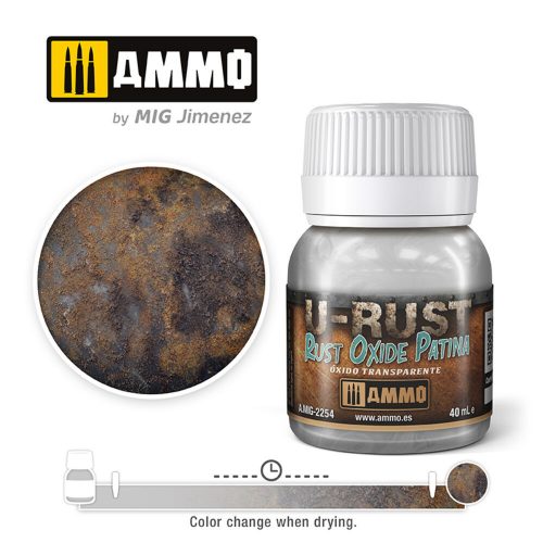 AMMO U-RUST Rust Oxide Patina (40mL) (A.MIG-2254)