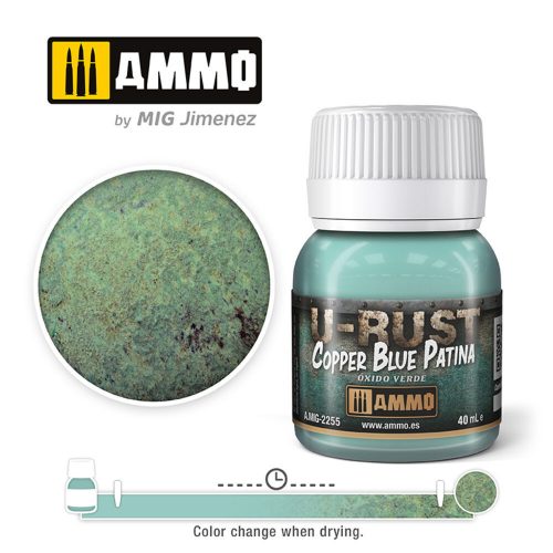 AMMO U-RUST Copper Blue Patina (40mL) (A.MIG-2255)