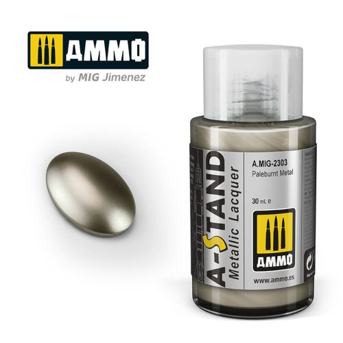 AMMO A-STAND Pale burnt Metal Paint 30 ml (A.MIG-2303)