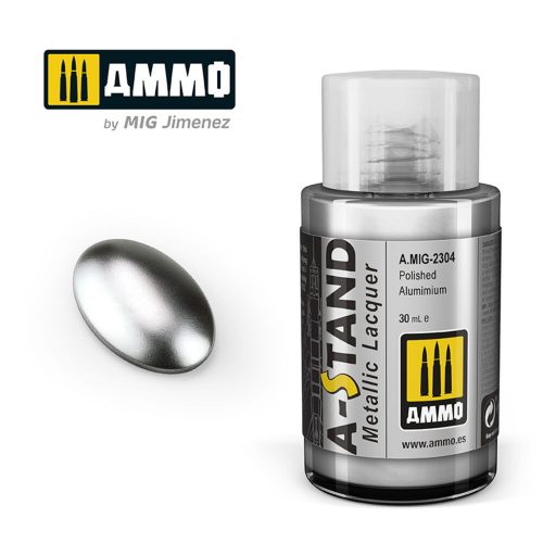 AMMO A-STAND Polished Alumimium Paint 30 ml (A.MIG-2304)