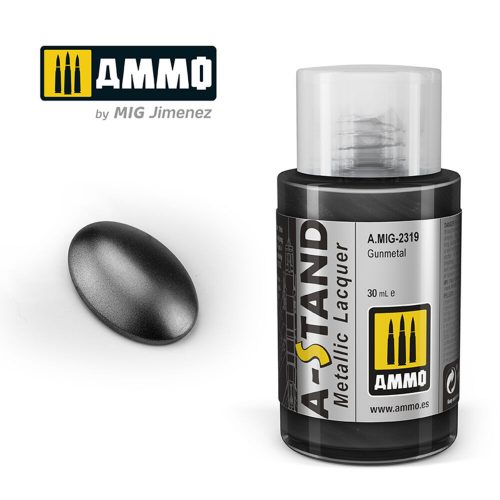 AMMO A-STAND Gunmetal Paint 30 ml (A.MIG-2319)