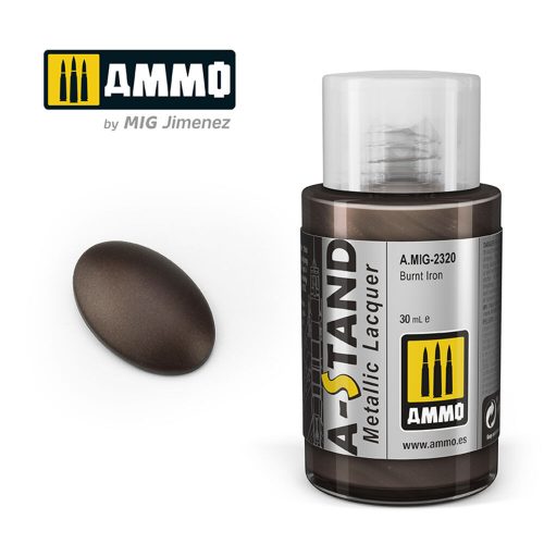 AMMO A-STAND Burnt Iron Paint 30 ml (A.MIG-2320)