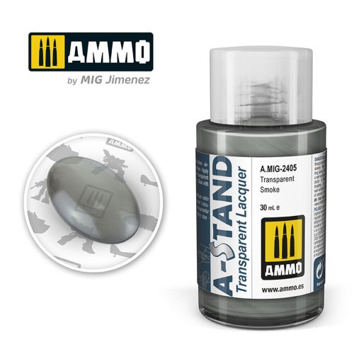 AMMO A-STAND Transparent Smoke Paint 30 ml (A.MIG-2405)