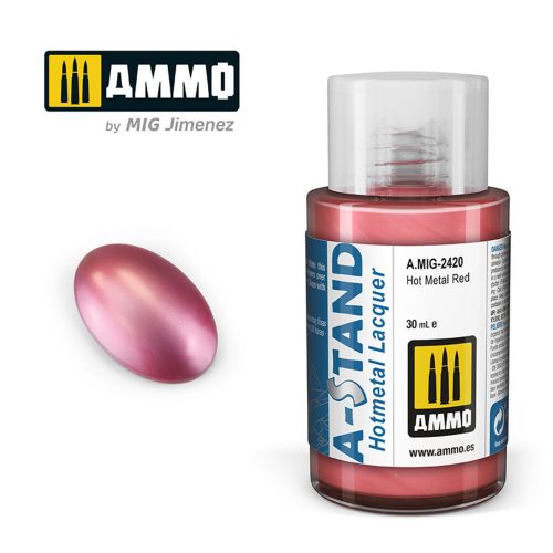 AMMO A-STAND Hot Metal Red Paint 30 ml (A.MIG-2420)