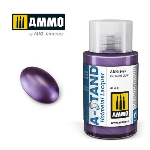 AMMO A-STAND Hot Metal Violet Paint 30 ml (A.MIG-2423)