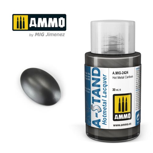 AMMO A-STAND Hot Metal Carbon Paint 30 ml (A.MIG-2424)