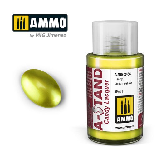 AMMO A-STAND Candy Lemon Yellow Paint 30 ml (A.MIG-2454)