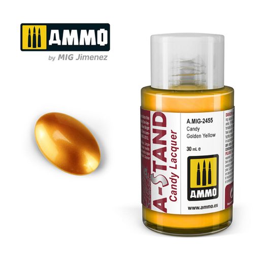 AMMO A-STAND Candy Golden Yellow Paint 30 ml (A.MIG-2455)