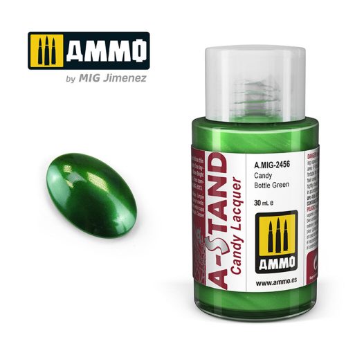 AMMO A-STAND Candy Bottle Green Paint 30 ml (A.MIG-2456)