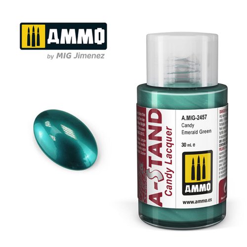 AMMO A-STAND Candy Emerald Green Paint 30 ml (A.MIG-2457)