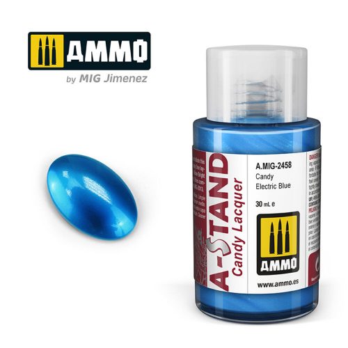 AMMO A-STAND Candy Electric Blue Paint 30 ml (A.MIG-2458)