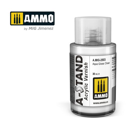 AMMO A-STAND Aqua Gloss Clear Paint 30 ml (A.MIG-2503)