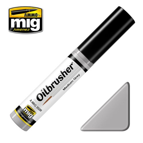 AMMO OILBRUSHER Medium Grey (A.MIG-3509)