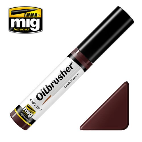 AMMO OILBRUSHER Dark Brown (A.MIG-3512)