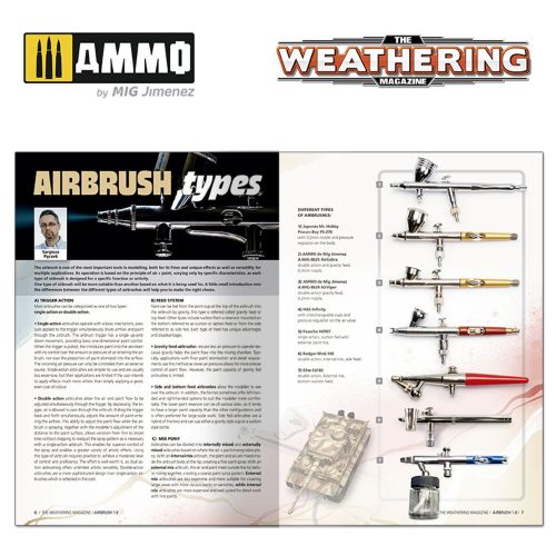 AMMO THE WEATHERING MAGAZINE 36 - Airbrush 1.0 (English) (A.MIG-4535)