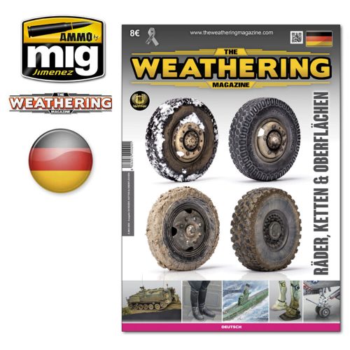 AMMO THE WEATHERING MAGAZINE 25 - Räder, Ketten & Oberflächen (Deutsch) (A.MIG-4924)