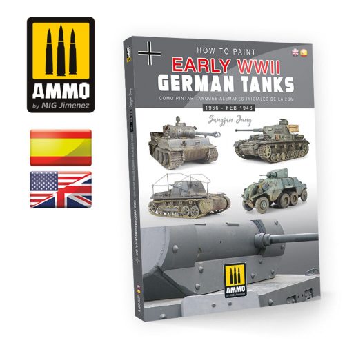 AMMO How to Paint Early WWII German Tanks (English, Castellano) (A.MIG-6037)