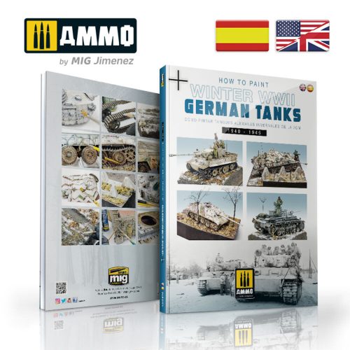 AMMO How to Paint Winter WWII German Tanks (English, Castellano) (A.MIG-6039)