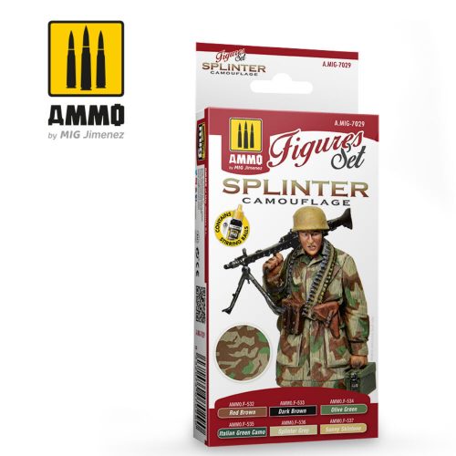 AMMO Splinter Camouflage Figures Set 4 x 17 ml (A.MIG-7029)