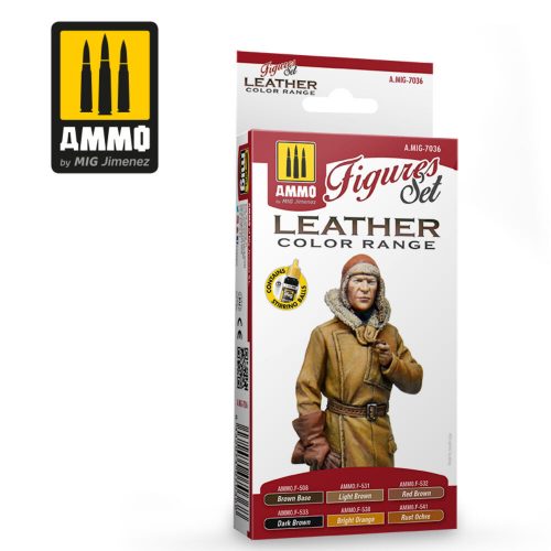 AMMO Leather Figures Set 4 x 17 ml (A.MIG-7036)