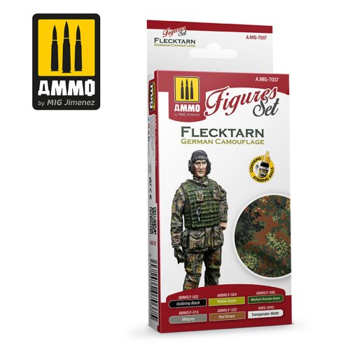 AMMO Flecktarn German Camouflage Set 4 x 17 ml (A.MIG-7037)