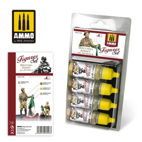 AMMO British Army in Africa 4 x 17 ml (A.MIG-7046)