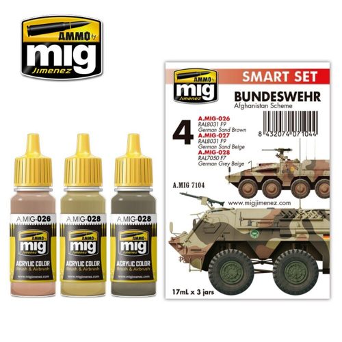 AMMO Bundeswehr Afghanistan Scheme 6 x 17 ml (A.MIG-7104)