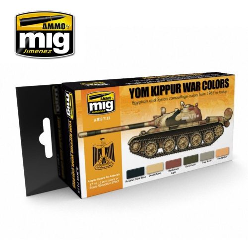 AMMO Yom Kippur War Colors 6 x 17 ml (A.MIG-7113)