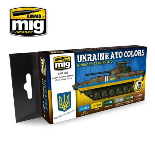 AMMO Ukraine ATO Colors 6 x 17 ml (A.MIG-7125)