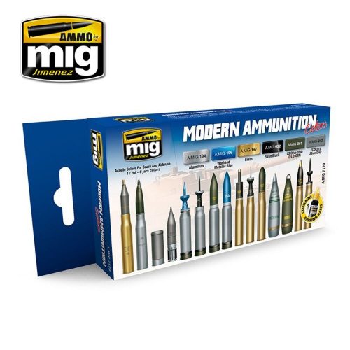 AMMO Modern Ammunition Colors 6 x 17 ml (A.MIG-7129)