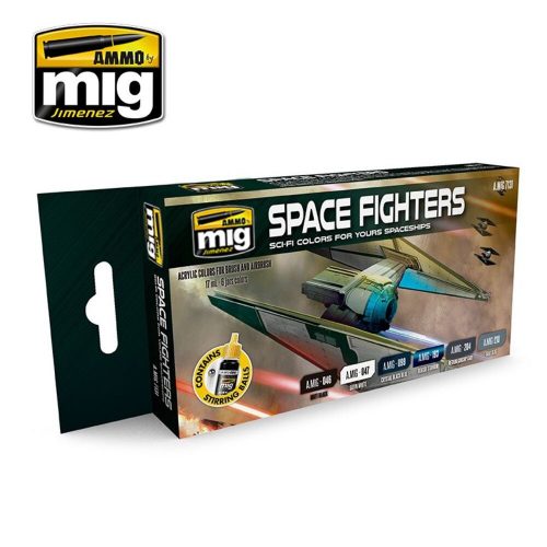 AMMO Space Fighters Sci-Fi Colors 6 x 17 ml (A.MIG-7131)