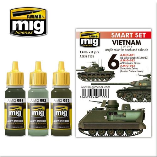 AMMO Vietnam Colors 6 x 17 ml (A.MIG-7135)