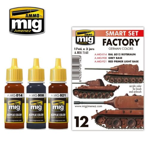 AMMO Factory German Colors 6 x 17 ml (A.MIG-7142)