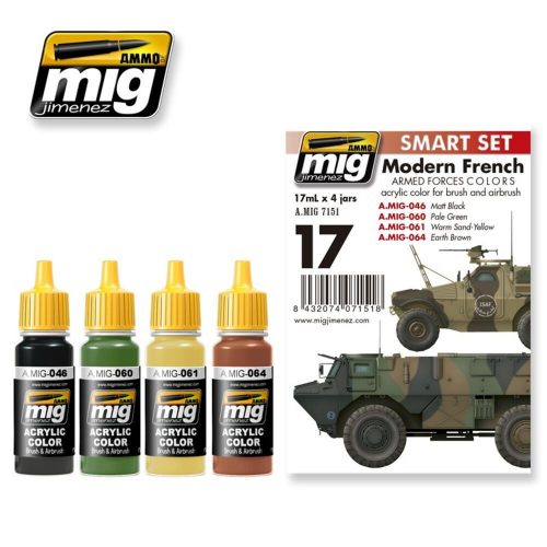 AMMO Modern French Armed Forces Colors 6 x 17 ml (A.MIG-7151)