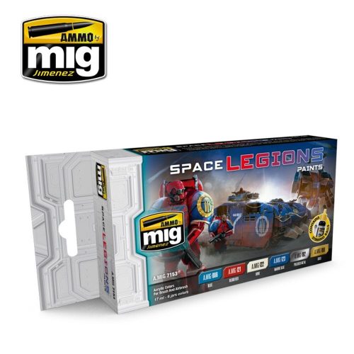 AMMO Space Legions Paints 6 x 17 ml (A.MIG-7153)