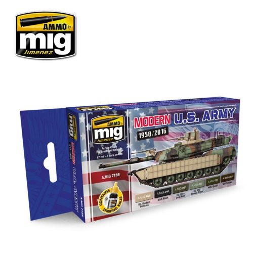 AMMO Modern U.S. Army 1950-2016   6 x 17 ml (A.MIG-7159)