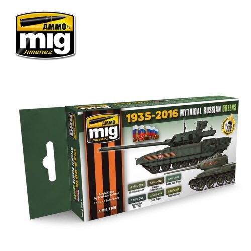 AMMO Mythical Russian Greens 1935-2016 6 x 17 ml (A.MIG-7160)