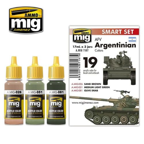 AMMO AFV Argentinian Colors 6 x 17 ml (A.MIG-7167)