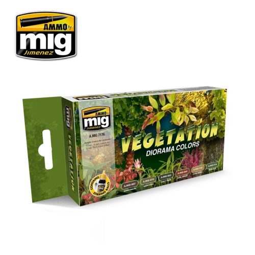 AMMO Vegetation Diorama Colors 6 x 17 ml (A.MIG-7176)