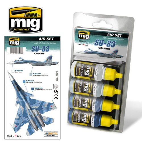 AMMO SU-33 Colors 4 x 17 ml (A.MIG-7208)