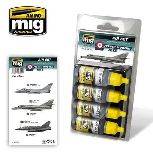 AMMO French Modern Jets 4 x 17 ml (A.MIG-7211)