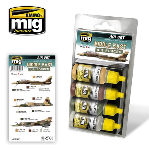 AMMO Middle East Air Forces 4 x 17 ml (A.MIG-7217)