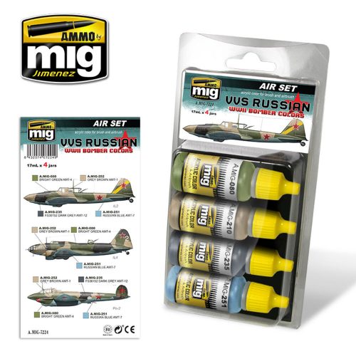 AMMO VVS Russian WWII Bomber Colors 4 x 17 ml (A.MIG-7224)