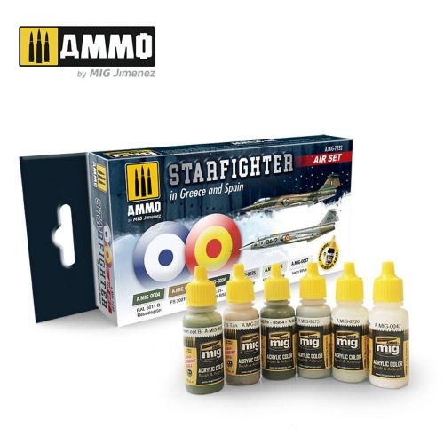 AMMO Starfighter in Greece and Spain 4 x 17 ml (A.MIG-7232)