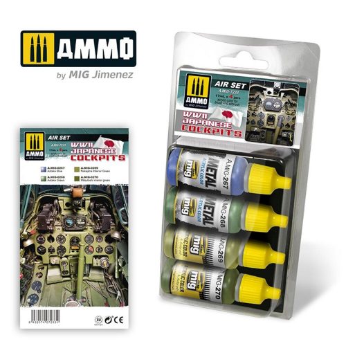 AMMO WWII Japanese Cockpits 4 x 17 ml (A.MIG-7233)