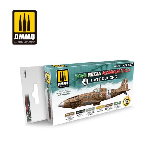 AMMO WWII Regia Aeronautica Late Colors 4 x 17 ml (A.MIG-7238)